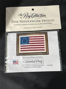 Posy Sammlung historische Kolonialflagge gestempelt gezählt Kreuzstich-Set NEU - Bild 1 von 2