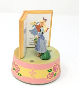 Schmid Disney Princess Sleeping Beauty Music Box 3” Storybook Vintage Works - Picture 1 of 5