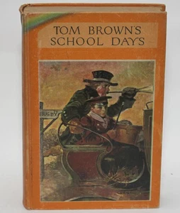 Tom Brown's School Days by Thomas Hughes Harper 1911 HC 1st Thus Louis Rhead Art - Imagen 1 de 11