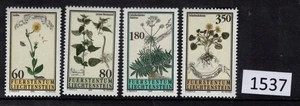 (1537) Liechtenstein Scott 1056-1059, Pflanzen 4er Set - Bild 1 von 1