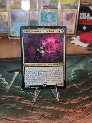 MTG Nashi, Searcher In The Dark - Duskmourn: House of Horror (DSK) Rare NM #223 - Image 1 of 2