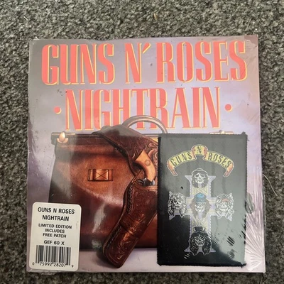 GUNS N ROSES Nightrain 1989 UK 7" vinyl single + PATCH NEW & SEALED 45 GEF60X - Image 1 of 2