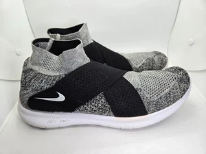 Nike Free RN Motion Flyknit 2017 Zapatos Para hombres 14 Negros Correr Tenis Atléticos - Imagen 1 de 8