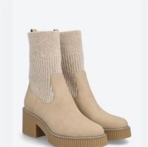 Botín Chelsea de Tacón DV by Dolce Vita Daynger Mujer Talla 7.5 Nuevo sin Etiquetas - Imagen 1 de 4