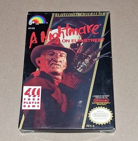 Authentic 1990 A Nightmare On Elm Street Nintendo NES Fully Complete - Excellent