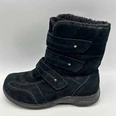 Botín Propet Comfort Mujer 7 XX Ancho 4E Negro Gamuza WC205 Acogedor Cálido Foto 1 de 4