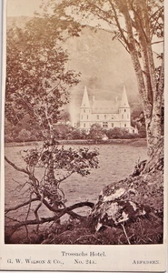 FHU Wilson of Aberdeen Carte de Visite of the Trossachs Hotel, Loch Achray - Picture 1 of 2