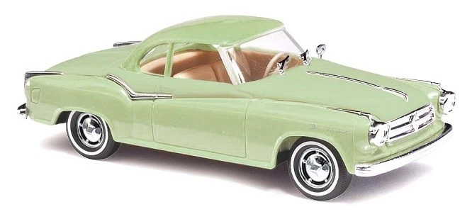 Busch 43109 - 1/87 Borgward Isabella Coupè, Verde - Nuovo - Immagine 1 di 1