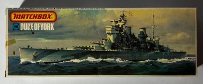 Vintage NIB Matchbox PK-352 1/700 Scale Battleship HMS Duke of York from 1979 - Image 1 of 4
