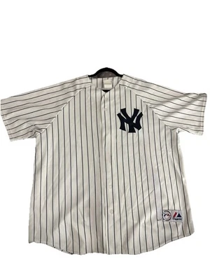 Robinson Cano New York Yankees #22 Men's Size 2XL Majestic Pinstripe Game Jersey - Image 1 of 4