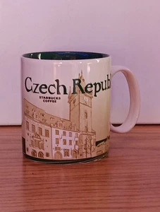 STARBUCKS CZECH REPUBLIC COLLECTOR SERIES COFFEE MUG GLOBAL ICON 16 OZ 2017 - Bild 1 von 6