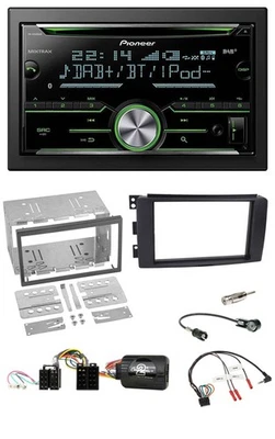Pioneer Bluetooth Lenkrad DAB 2DIN USB CD Autoradio für Smart ForFour 2004-2006 - Bild 1 von 4