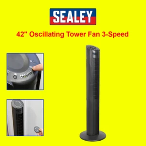 Ventilador de torre oscilante Sealey STF42 3 velocidades 42 pulgadas 230 V - Imagen 1 de 4