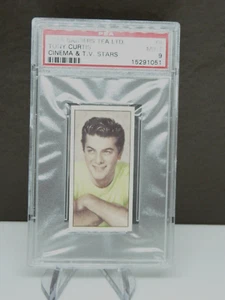 Tony Curtis 1955 Barbers Tea Ltd. Cinema & T.V. Stars #8 PSA 9 - Picture 1 of 4