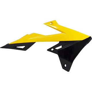 Cubiertas de radiador negras/amarillas para Suzuki RMZ450 RM-Z450 RMZ 450 2021 2022 Foto 1 de 1