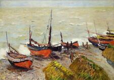 Fishing Boats By Claude Monet Painting Paint By Numbers Kit DIY Draw Art Artwork
