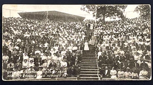 HERSHEY PARK PENNSYLVANIA Antik Bild Foto Postkarte Freilichttheater RPPC - Bild 1 von 2