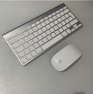 Apple Magic Mouse A1296 & Wireless Keyboard A1314 Set - Picture 1 of 2