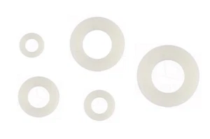 Unterlegscheiben Kunststoff Polyamid für M2 M2,5 M3 M4 M5 M6 M8 DIN125 Scheiben - Bild 1 von 7