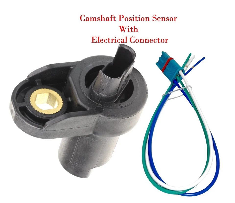 Crankshaft Position Sensor + Connector For BMW 545i 550i 550i xDrive 645Ci 650i - Image 1 of 4