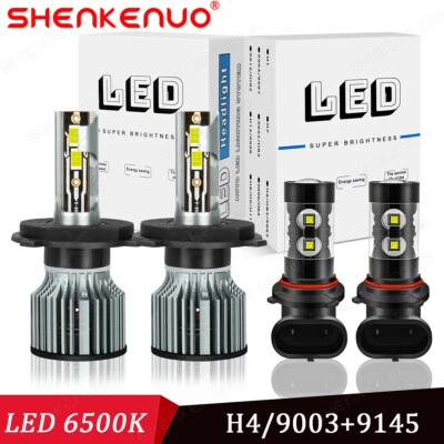 For Toyota Tacoma 2005-2009 2010 2011 Combo LED Headlights + Fog Light Bulbs Kit - Image 1 of 4