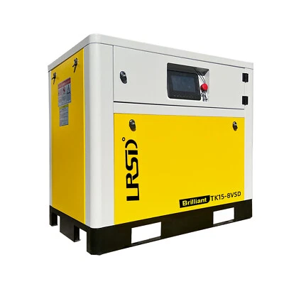 LRSD US 20HP VFD INDUSTRIAL ROTARY SCREW AIR COMPRESSOR 460V 3 PH @ 81CFM 125PSI - Image 1 of 4