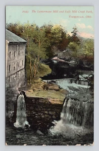 Postcard Lanterns Mill and Falls Mill Creek Park Youngstown Ohio ~ Unposted - Picture 1 of 2