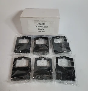 Original Okidata 182 NYLON UNIVERSAL 702303 OKI ML 182/390/420/490/720 BK SCHWARZ - Bild 1 von 7
