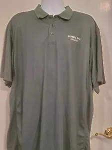 Clique Herren GRÜN Russell Sage College (RSC) Polo 100% Polyester Größe 3 XL - Bild 1 von 7