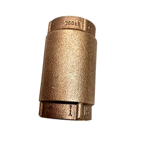1 1/2" BRONZE SPRING CHECK VALVE 200LB - Picture 1 of 5