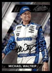Tarjeta automática IP Michael Waltrip 2017 Panini Absolute #4 Premium Motorsports - Imagen 1 de 2