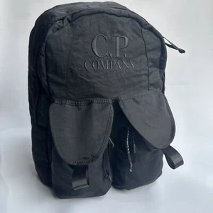 C.P. Company Mens Logo Embroidered Nylon Backpack Outdoor Travel Mountaineering - Picture 1 of 60