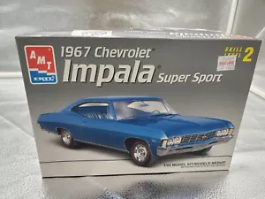 AMT ERTL 1967 CHEVROLET IMPALA SUPER SPORT 1/25 MODEL KIT 8207 NEW OPEN BOX - Picture 1 of 18