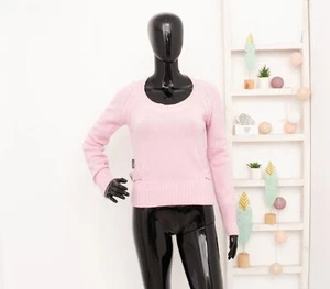 MOSCHINO JEANS Suéter Bebé Rosa Lana/Angora Jumper Cuello Redondo IT42 US8... - Imagen 1 de 12