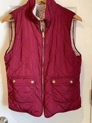 Chaleco reversible para mujer arándano y rosa talla mediana Foto 1 de 4