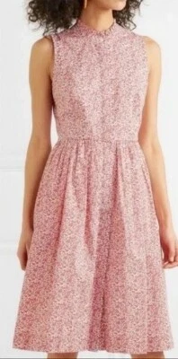 NWT J.Crew Sleeveless Ruffle-Neck Midi in Liberty® Chamomile Floral Dress 6 /318 - Image 1 of 4