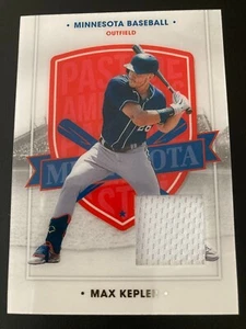 2021 Panini Chronicles America's Pastime Swatches Jersey 61 Max Kepler - Bild 1 von 2