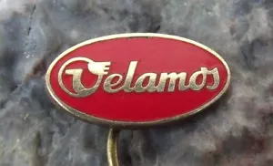 Vintage Velamos Fahrrad Motorrad Works Oval Logo Fahrrad Fahrrad Radfahren Pin Abzeichen - Bild 1 von 9