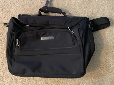 Kenneth Cole Bolso Mensajero de Lona Pesada Negro para Negocios Bolso Mensajero para Laptop 572645 Foto 1 de 4