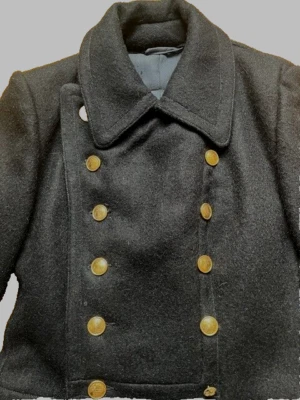 Genuine Soviet Union Greatcoat Riding coat Full Length Wool Black unisex VGC VTG - Image 1 of 4