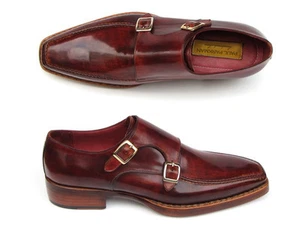 Zapatos para hombre Paul Parkman doble correa de monje Goodyear ondeados (ID #061-BRD) - Imagen 1 de 6