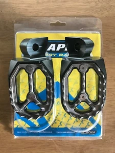 YAMAHA YZF 250 YZF 450 2001-2022 PRO BITE BREITE FUSSRASTEN FUSSRASTEN GRAPHIT - Bild 1 von 1