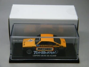 Matchbox 2022 Leipzig Convention Opel Kadett C GT/E negro/naranja (B 1of125) - Imagen 1 de 12