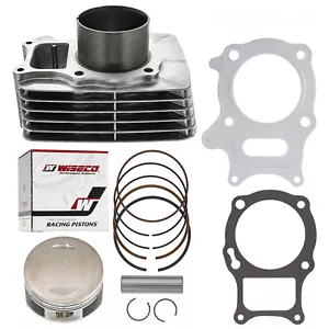 Honda TRX250EX Top End Rebuild Kit Wiseco Piston Std Cylinder Gaskets 2001-2008 - Picture 1 of 24