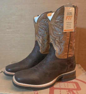 Roper Men's Work It Over Boots 10 EE Wide Brown 09-020-9204-8442 - Picture 1 of 14