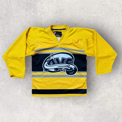 Colorado Avalanche Jersey Boys Medium Yellow AVS NHL Hockey Menace Sports #66 Cover