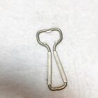 vintage all metal minimal bottle opener church key