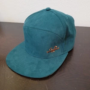 Mütze Kappe grün verstellbar Wildleder Baumwolle braun TWO-O Amsterdam - Bild 1 von 20