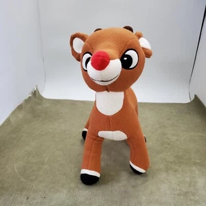 Rudolph the Red-Nosed Reindeer Plush Stuffed Animal Toy 2018 12" Play Music - Picture 1 of 12