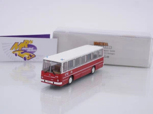 Brekina 59807 # Ikarus 260 Stadtbus Bj. 1972 Feuerwehr Flughafen Leipzig 1:87 - Bild 1 von 3